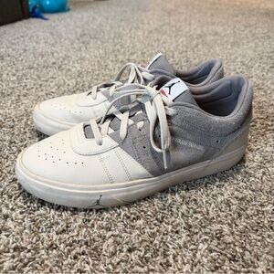 Jordan Series 03 White and Gray Sneakers